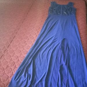 Navy Blue Prom Dress
